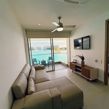 Apartamento Vista Espectacular A La Laguna, Bahía Kristal Cartagena