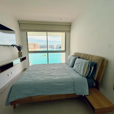 Apartamento Vista Espectacular A La Laguna, Bahía Kristal Cartagena